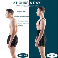 RevivaMuscle Back Brace Posture Corrector for Women & Men