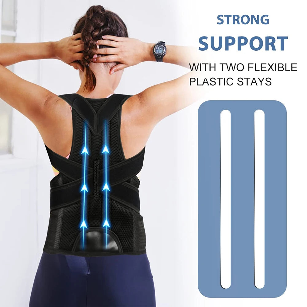 RevivaMuscle Back Brace Posture Corrector for Women & Men